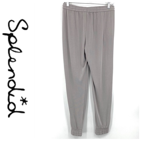 💕SALE💕 Splendid Gray Silky Joggers - Picture 4 of 10